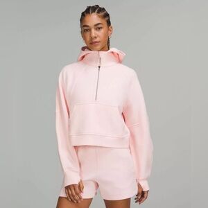 Lululemon Strawberry Milkshake half zip scuba